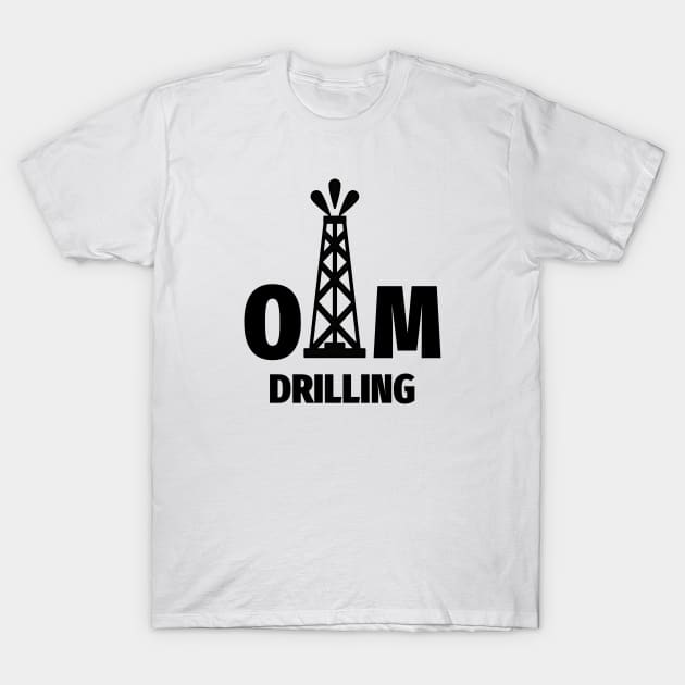 Oil & Gas Offshore Drilling Rig Driller OIM T-Shirt by Felipe G Studio